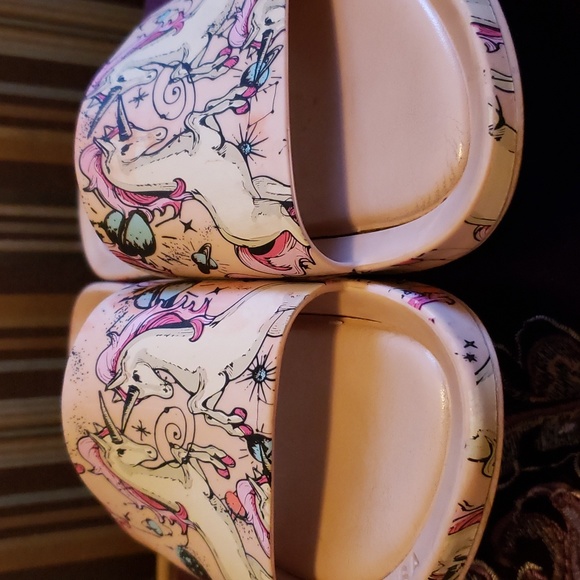 EUC MLSA by Melissa Pink Unicorn Beach Slides (6)-$25 for 2 | Shoe Sale Promo - Picture 5 of 9